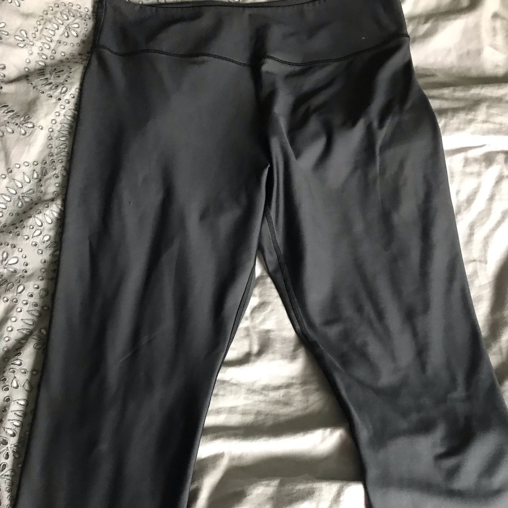 Zyia Black Metallic Leggings
